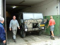 From left to right: Dick, John, Arend en Leonard (behind Arend)