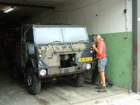 Starting with removing the canvas and the doors. That's going fast!!