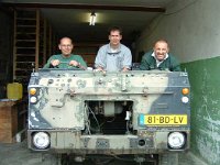 Our first trip. Marcel is in the middle.