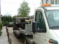 Arend brings a fine trailer from his work.