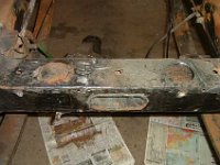 Drilling a new hole for the relay.