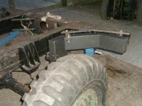 An view of the end of the exhaust