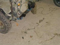 Cleaning up its royal nose. A lot of crap that we don't need any longer :-)