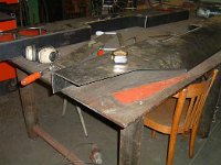 Not as easy as it looks! Much cutting and welding work.