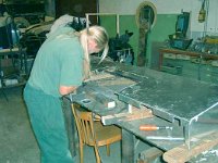 Less work than fixing the old nose. There is a lot of damage on that one.