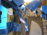 In the drying room also known as the shed.