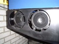 The lampholders in the bumper. Now we can fit the headlights.