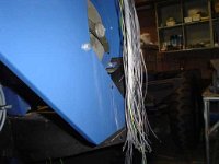 Plenty of wires! We've choosen for multicable with numbered wires, so we can make a good documentation of it.