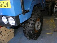 Maxxis Creepy Crawler 37x12.50x16 Fitted on the standard rims. Maybe we have to widen it a bit