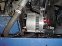 New alternator in place