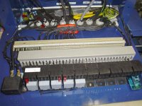 Meanwhile further with the electrics. This is behind the driverseat