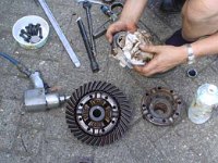 Also checking and cleaning the inside of the diffs