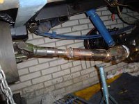 Rear propshaft is shortened and fitted