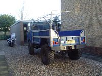 Original fitted rear licenceplate holder with lights