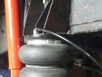 Airsuspension on the frontaxle